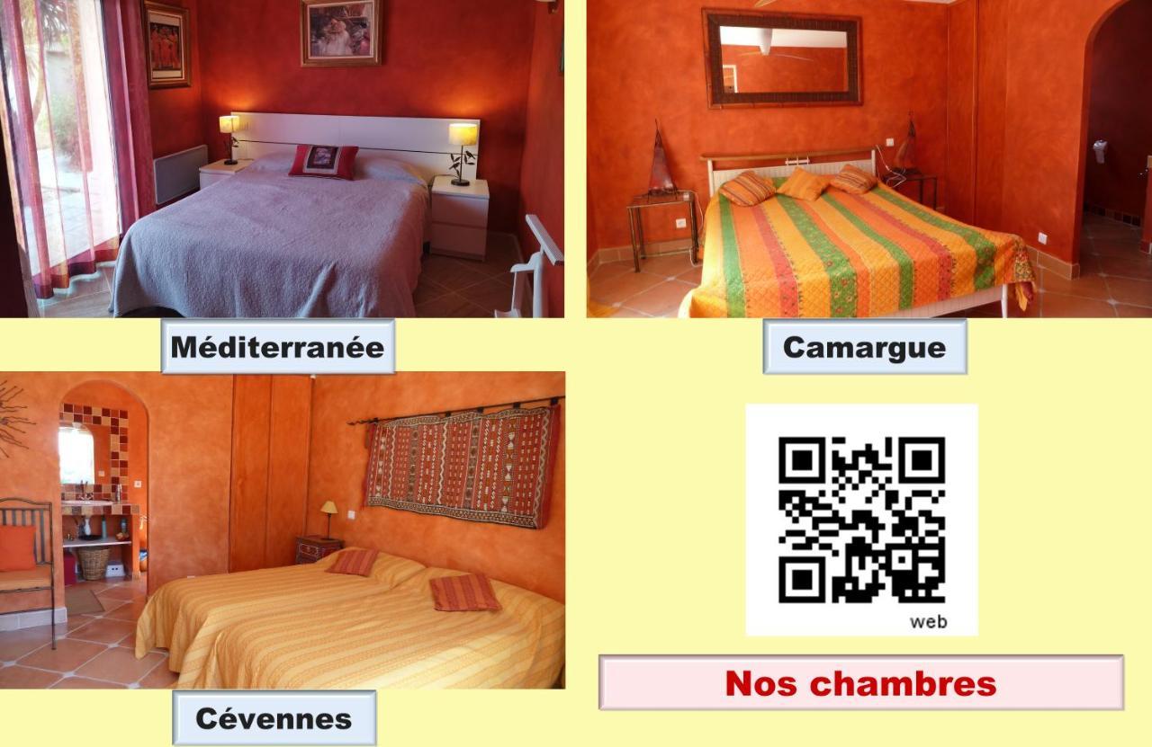 Les Cigalous Bed & Breakfast Restinclieres Exterior photo